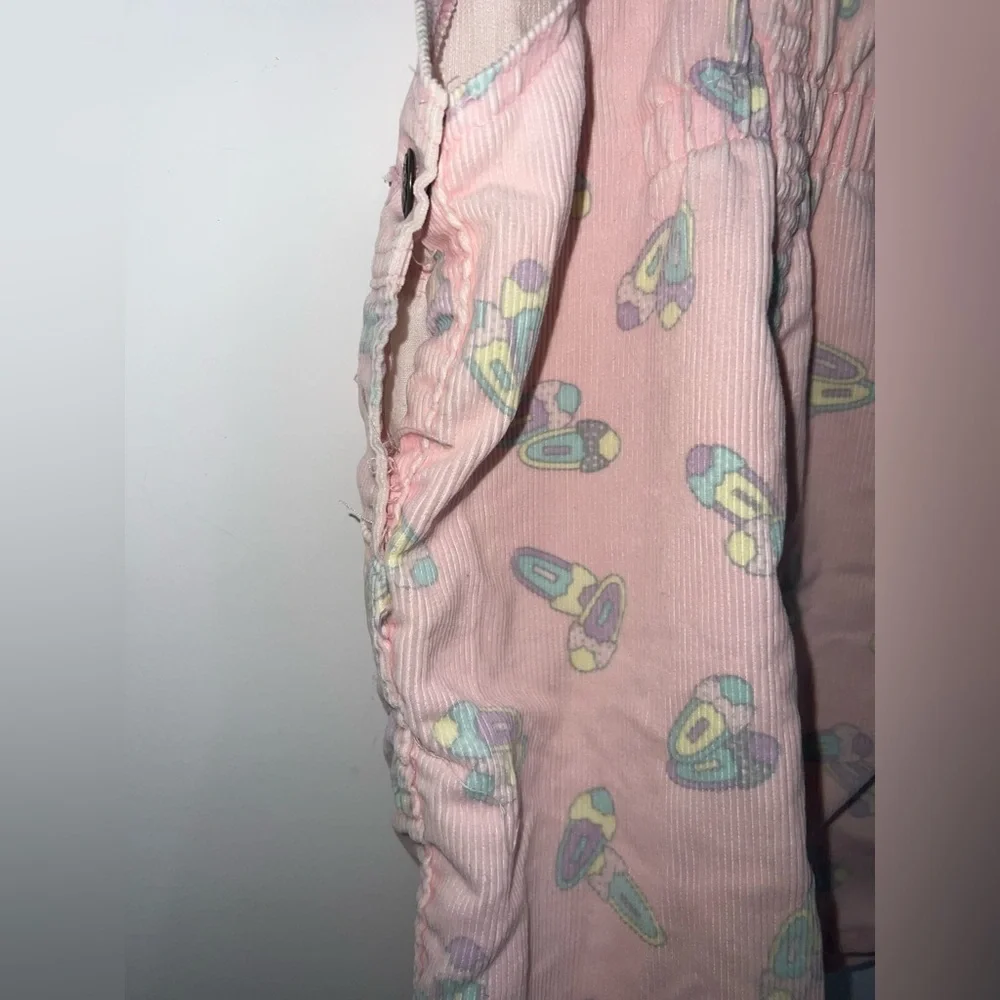 Vintage Oshkosh Corduroy Pink Overalls Dress size 5